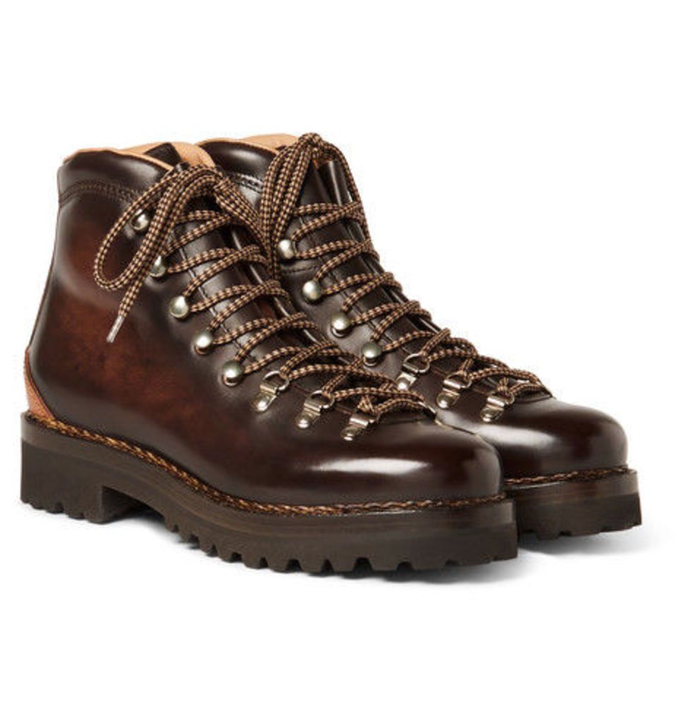 Findel Burnished-leather Boots
