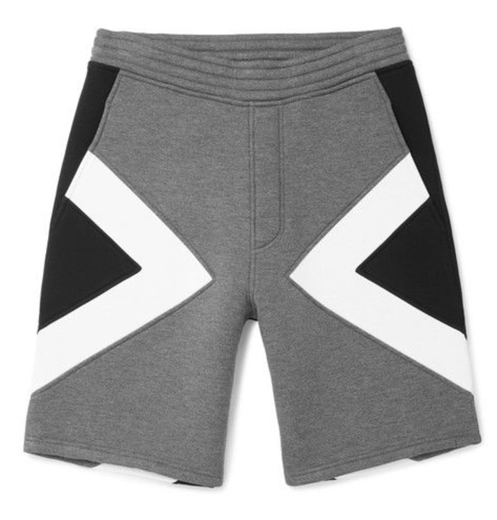 Panelled Neoprene Shorts