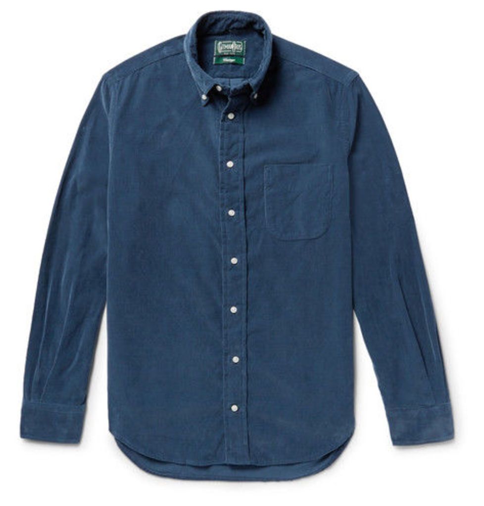 Button-down Collar Cotton-corduroy Shirt