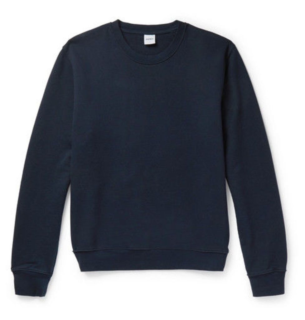 Garment-dyed Loopback Cotton-jersey Sweatshirt