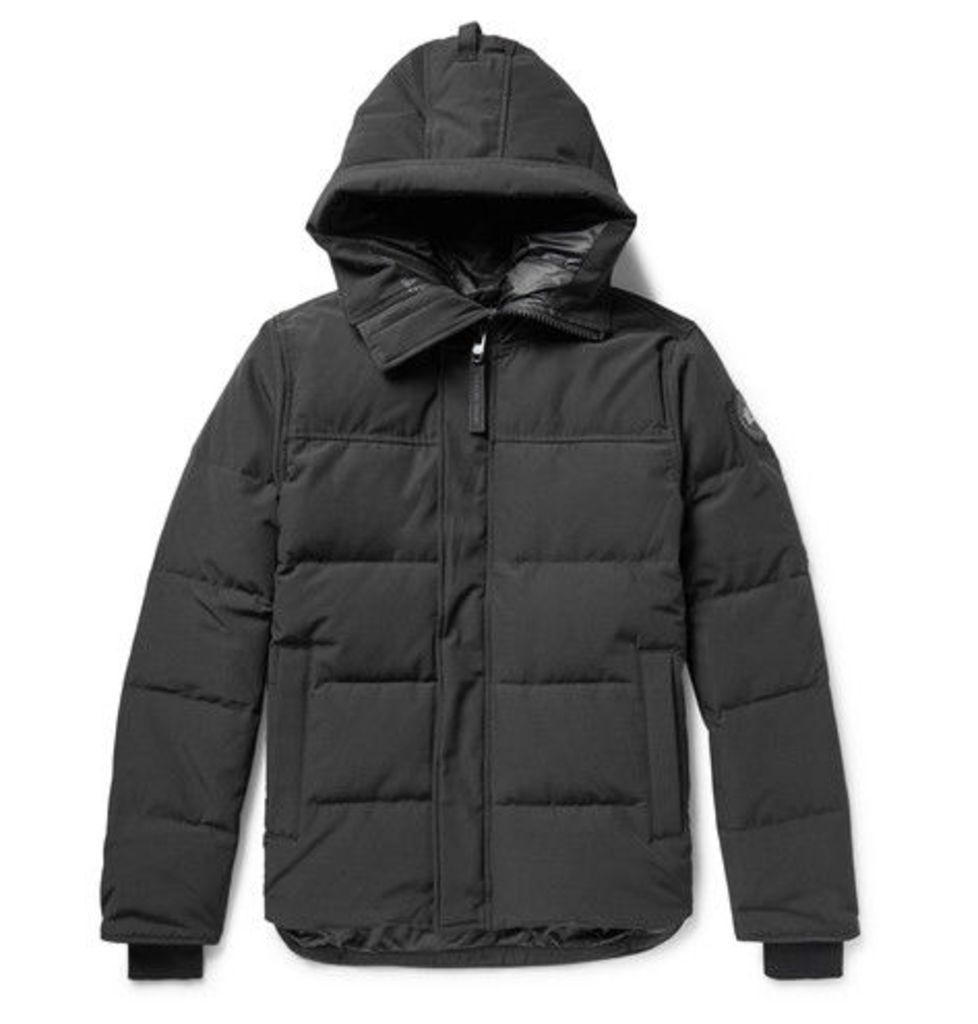 Black Label Macmillan Quilted Shell Hooded Down Parka