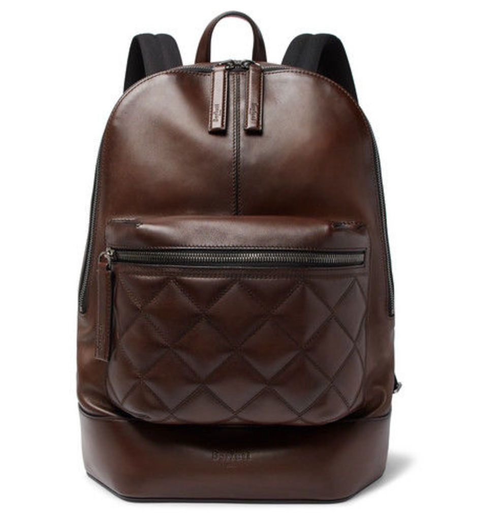 Berluti - Volume Mm Leather Backpack - Brown