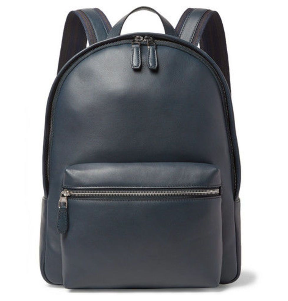 Dunhill - Hampstead Leather Backpack - Navy