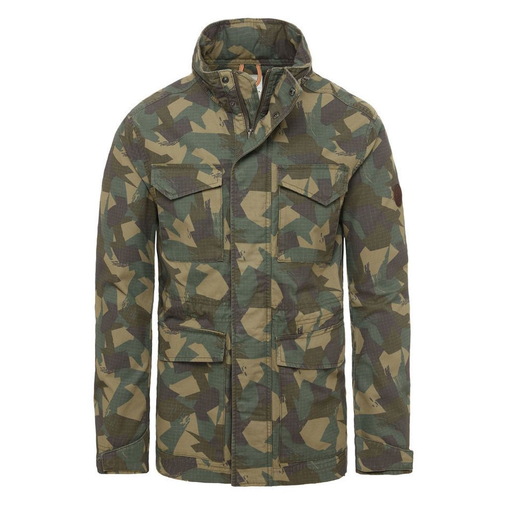 Timberland Ipswich M65 Jacket For Men In Green Camo Green Camo, Size L