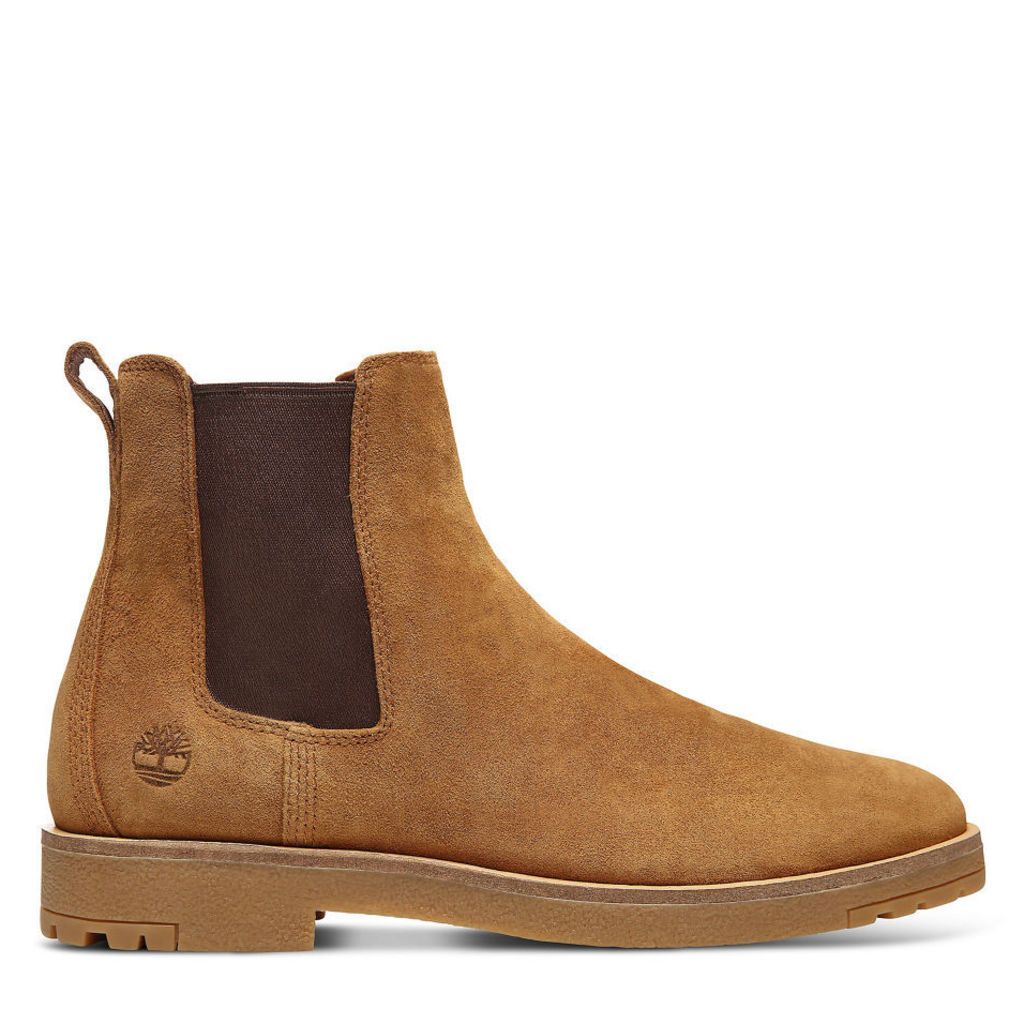 Folk Gentleman Chelsea Boot For Men In Light Brown Light Brown, Size 11