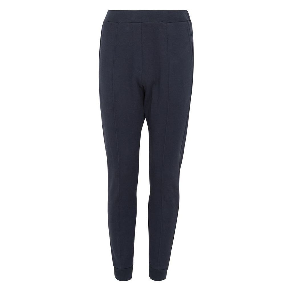 Tress Clothing - Navy Blue Cotton Cashmere Jogging Trouser