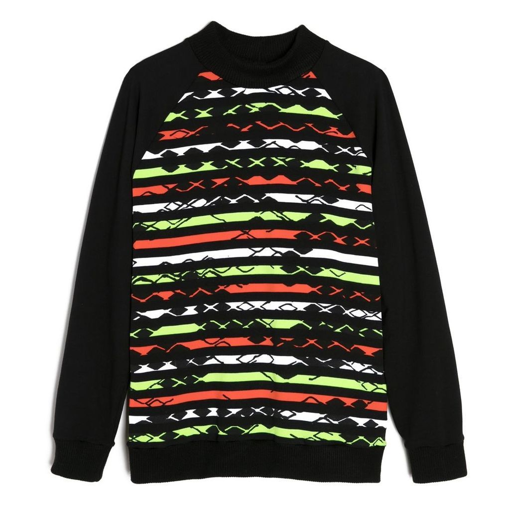 Lobo Mau - Printed Neon Sweatshirt