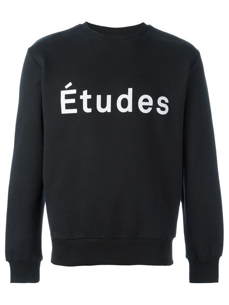 Ã‰tudes logo print sweatshirt, Men's, Size: Large, Black