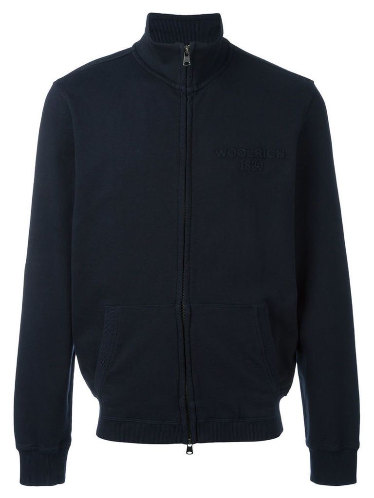 Woolrich zip track jacket, Men's, Size: XXL, Blue