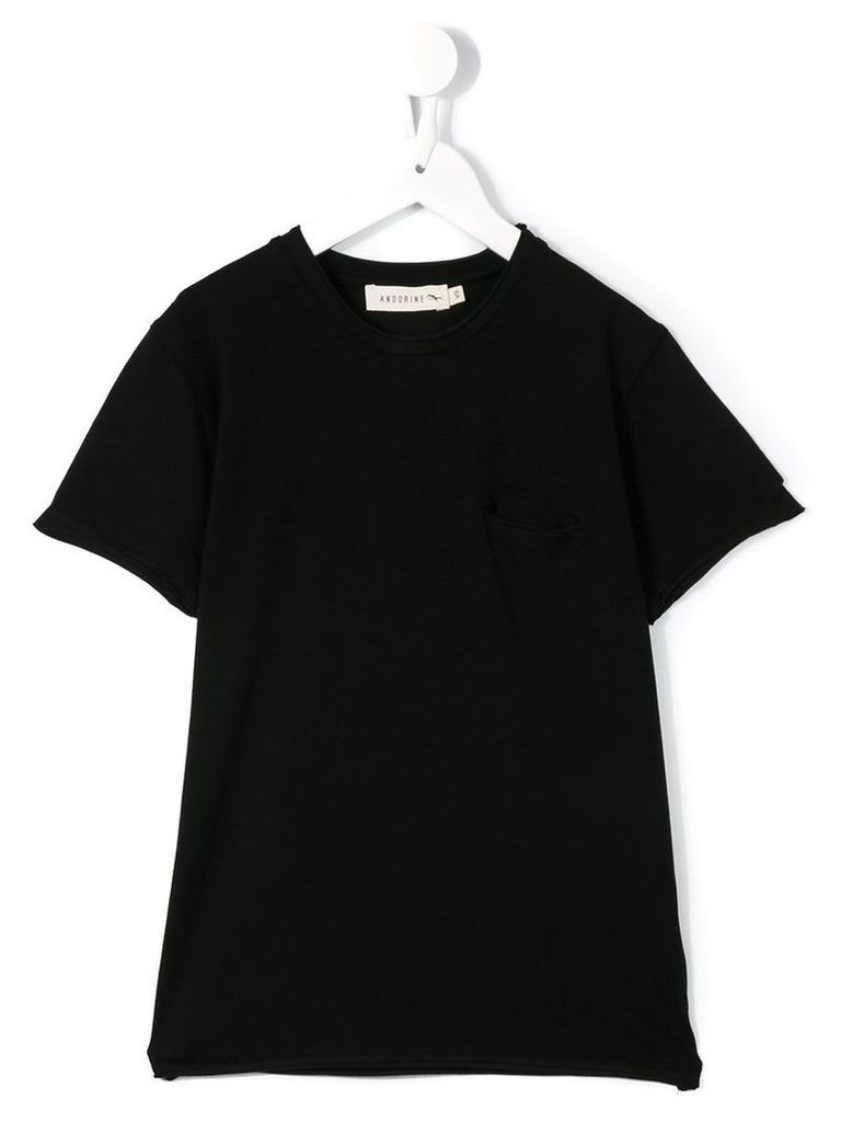 Andorine pocket T-shirt, Boy's, Size: 6 yrs, Black