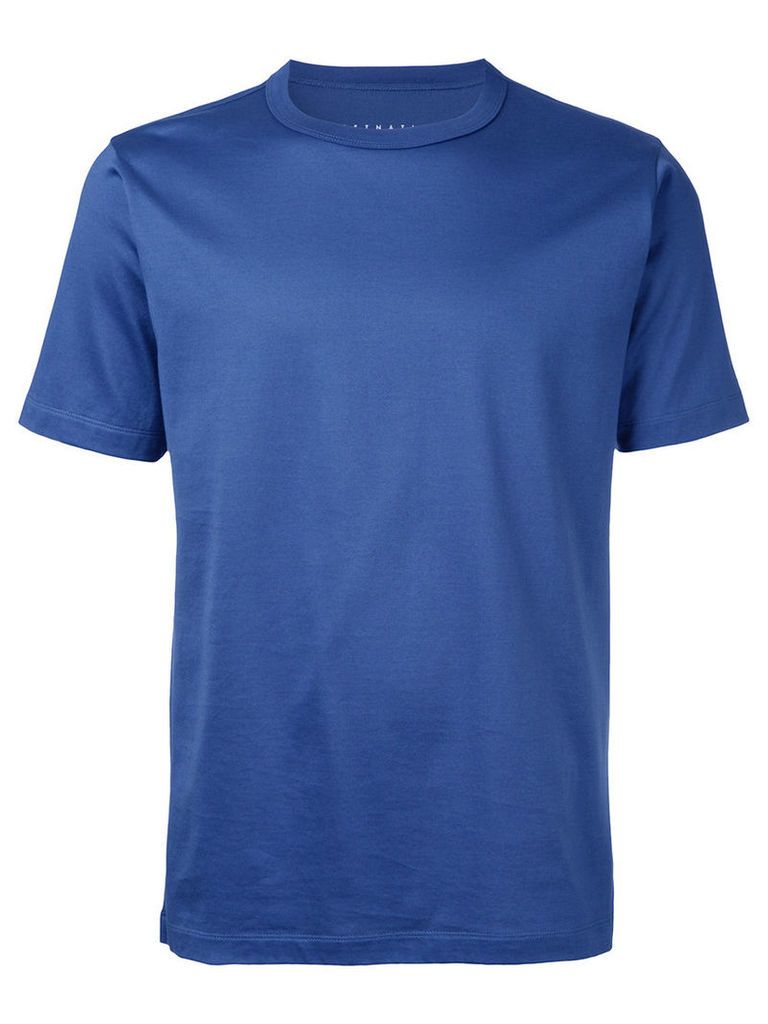 Estnation crew neck T-shirt, Men's, Size: Large, Blue