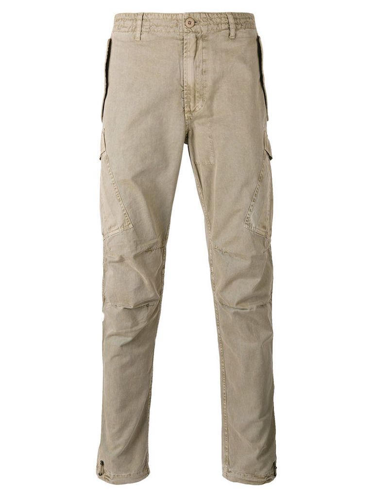Maharishi chino trousers, Men's, Size: Large, Nude/Neutrals
