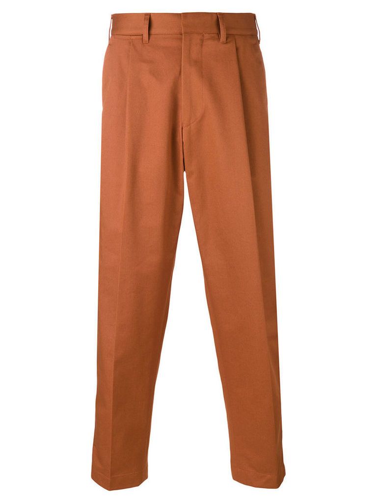 The Gigi - Craig cropped trousers - men - Cotton - 46, Brown