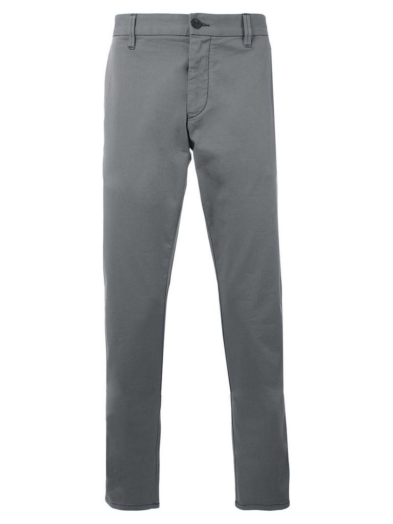 Armani Jeans - classic chinos - men - Cotton/Spandex/Elastane - 54, Grey