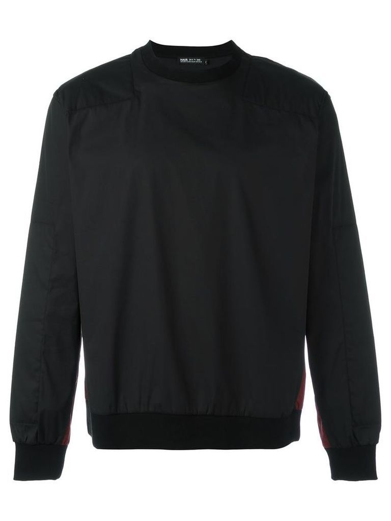 Haus By Ggdb - contrast panel sweatshirt - men - Cotton/Polyamide/Polyester/Spandex/Elastane - S, Black
