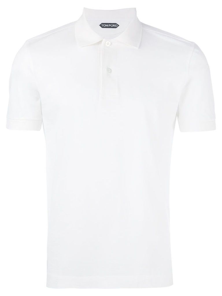 Tom Ford - polo shirt - men - Cotton - 54, White