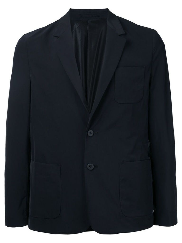 Estnation - patch pockets blazer - men - Nylon - L, Black