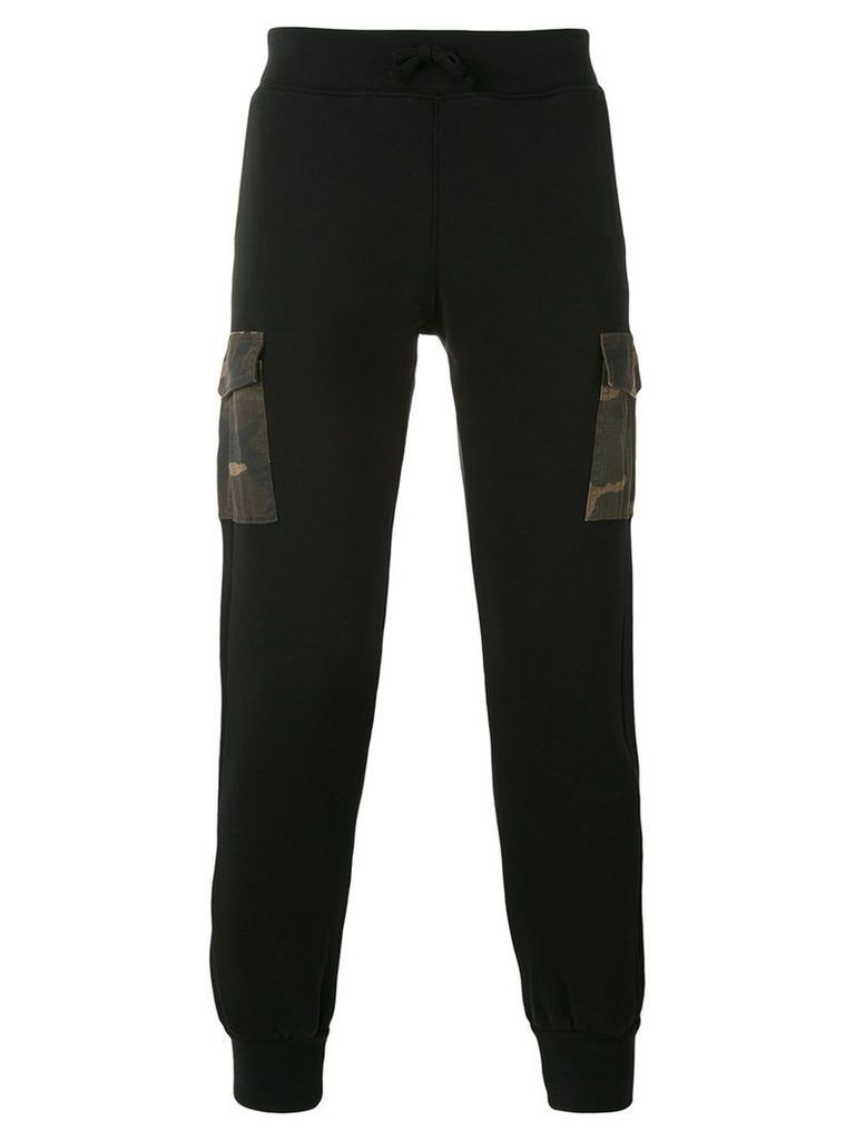 Hydrogen - camouflage pocket sweatpants - men - Cotton - L, Black
