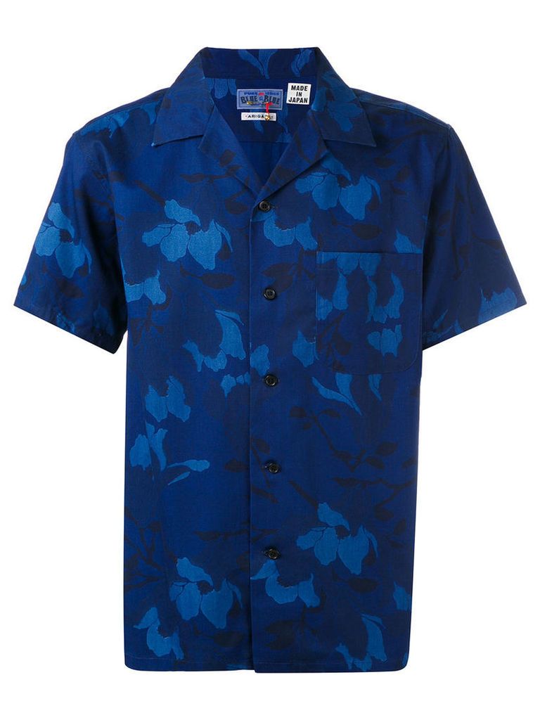 Blue Blue Japan - floral print shortsleeved shirt - men - Lyocell - M