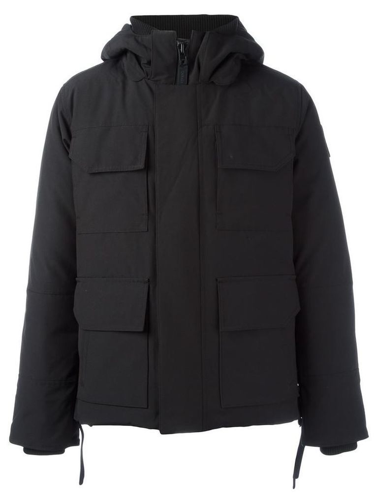 Canada Goose - zip up padded coat - men - Cotton/Feather Down/Polyester - L, Black