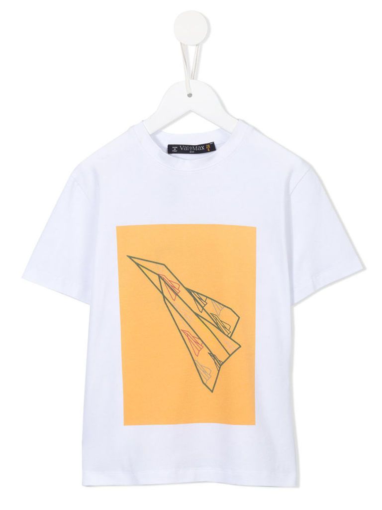 Valmax Kids - printed T-shirt - kids - Cotton/Elastodiene - 4 yrs, White