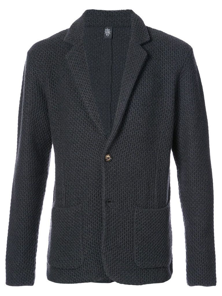 Eleventy - blazer design one button cardigan - men - Virgin Wool - S, Grey