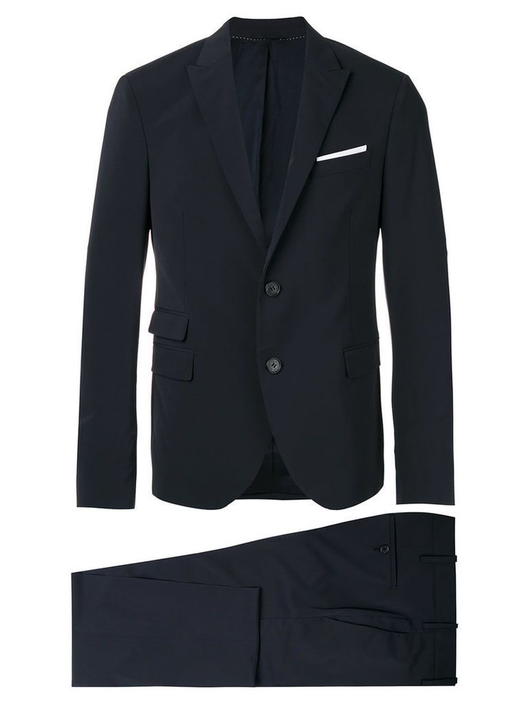 Neil Barrett - two-piece suit - men - Cotton/Polyester/Viscose - 52, Blue