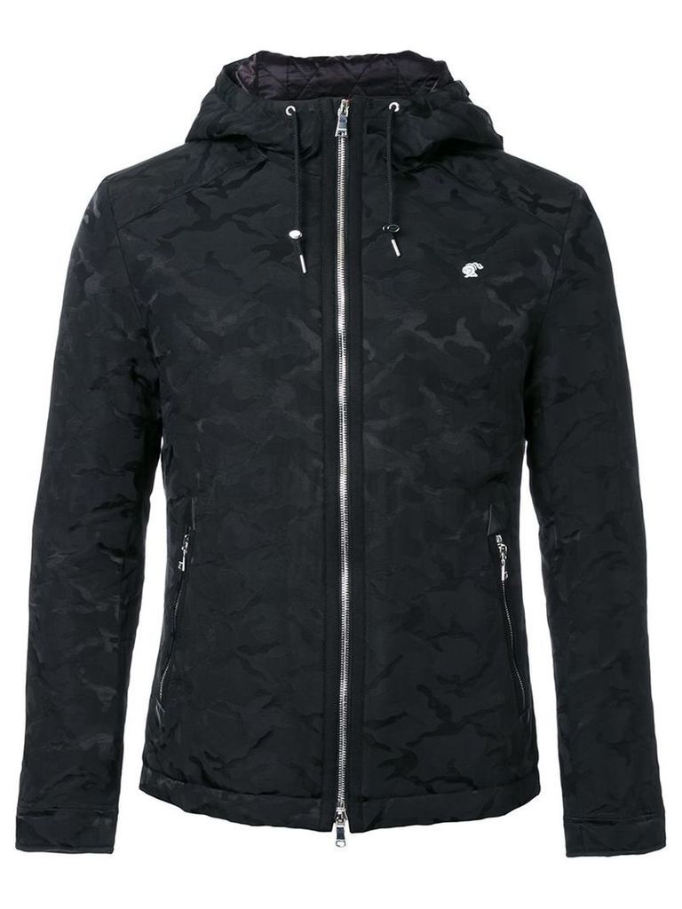 Loveless - camouflage print hooded jacket - men - Cotton - 1, Black
