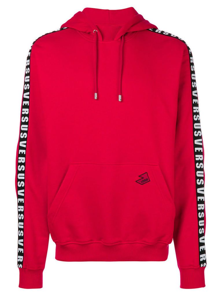 Versus - side strap hoodie - men - Cotton - S, Red
