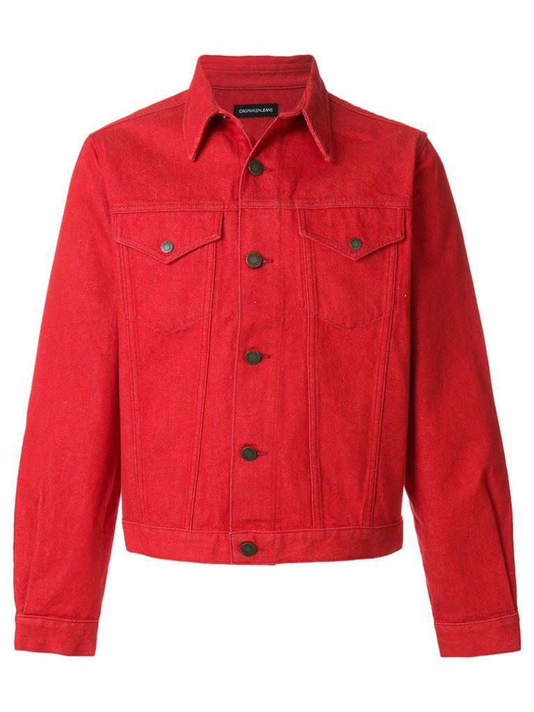 Calvin Klein 205W39nyc - denim jacket - men - Cotton - 54, Red by Calvin  Klein 205W39nyc | Snap Fashion - Shop Fashion in a Snap