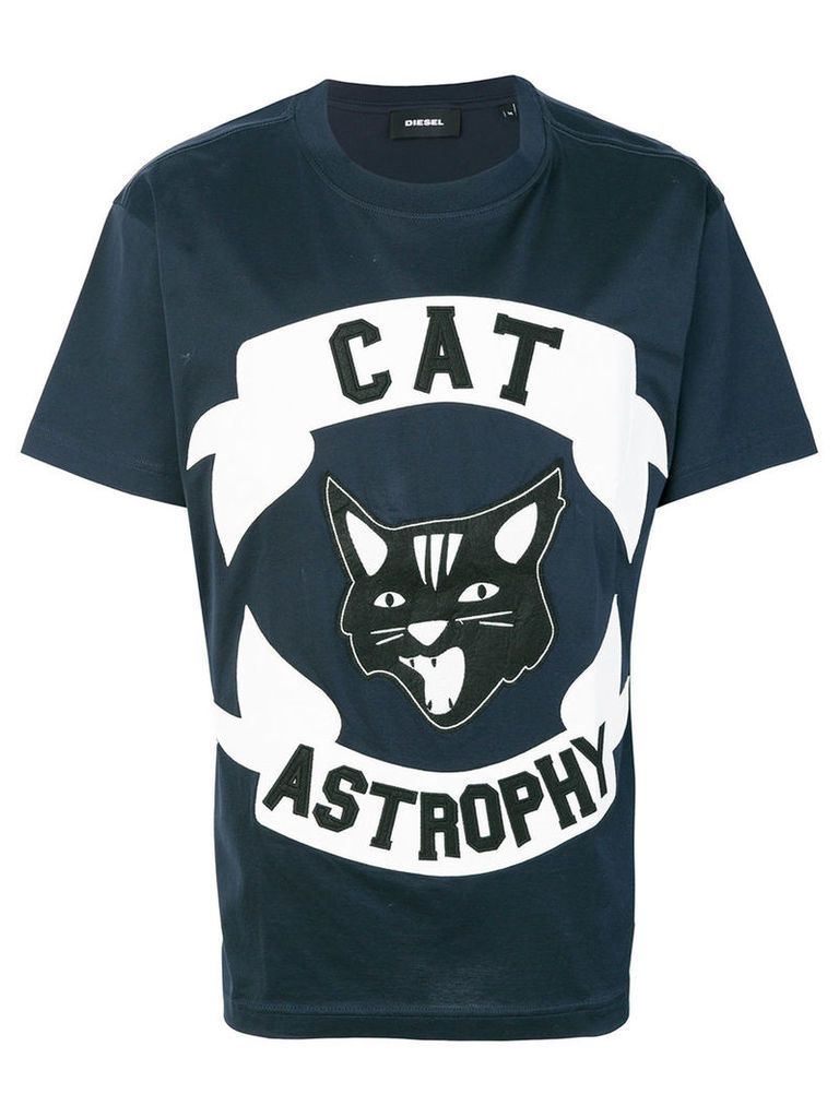 Diesel - Catastrophy T-shirt - men - Cotton/Polyester - XL, Blue