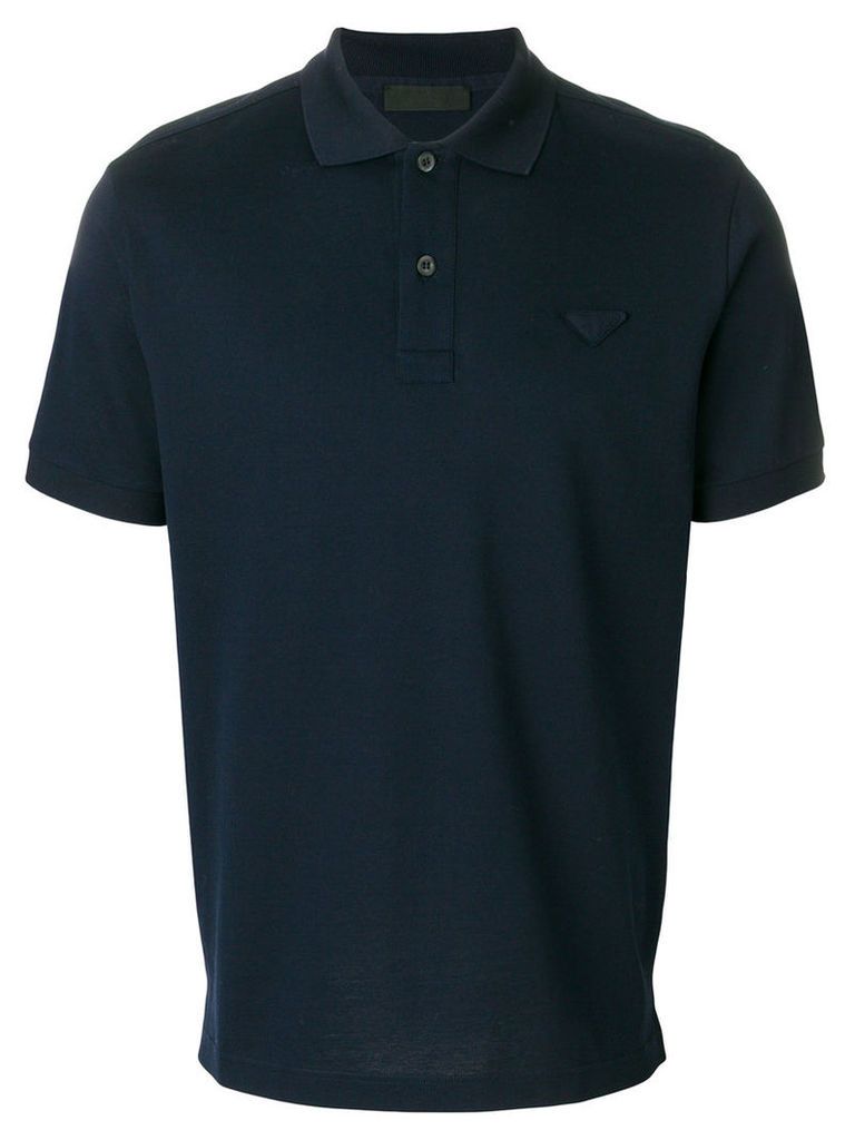 Prada - classic polo shirt - men - Cotton - M, Blue