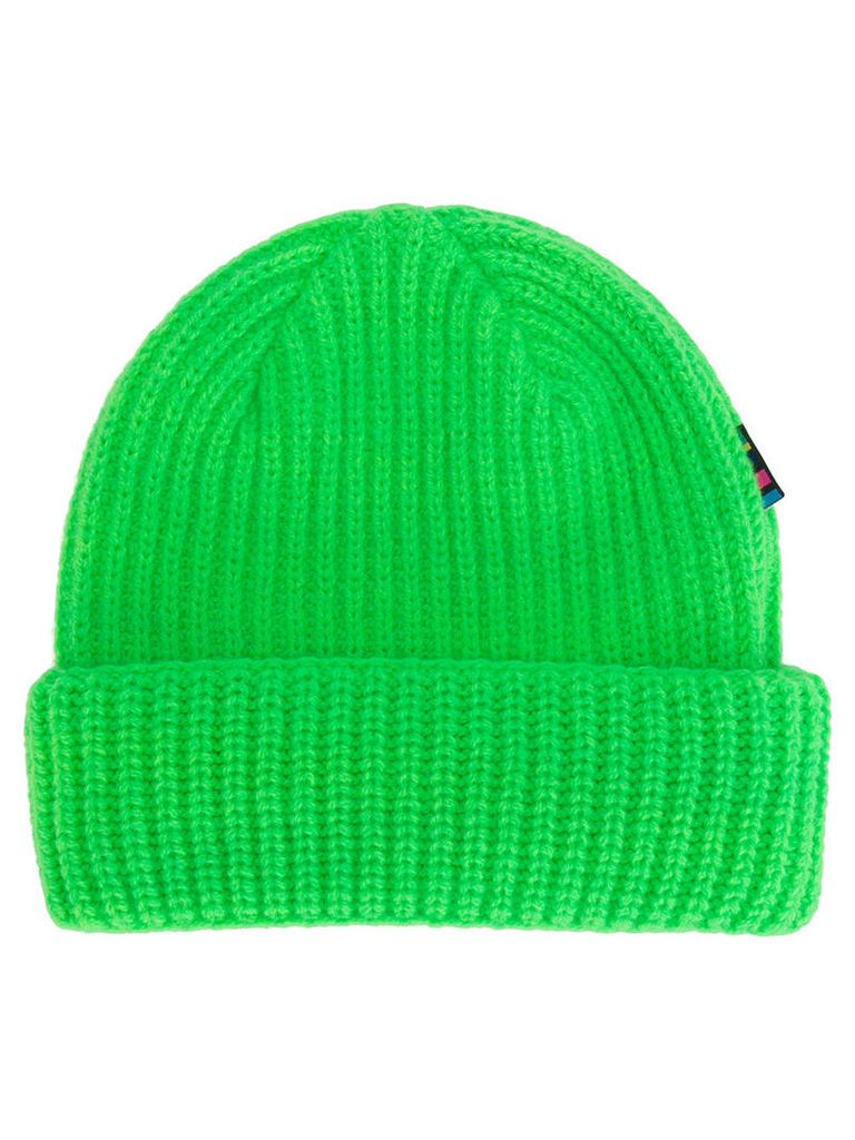 Ps By Paul Smith - beanie hat - men - Lambs Wool - One Size, Green