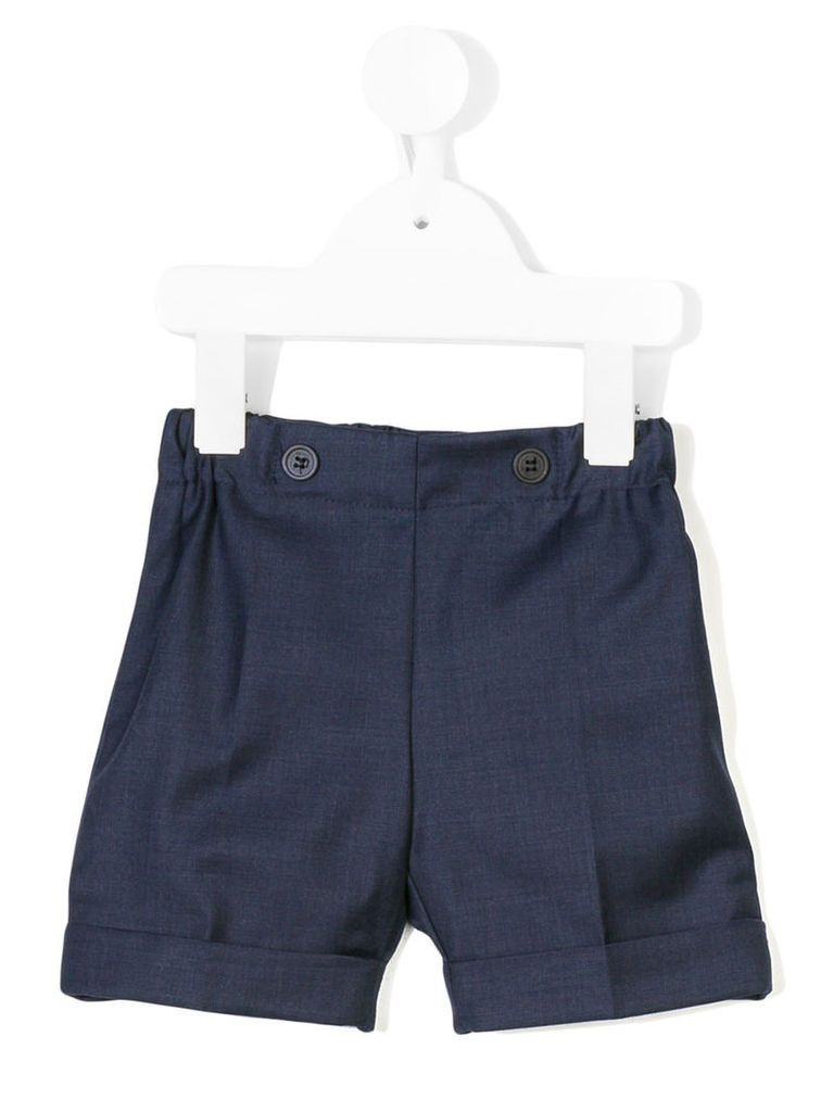 La Stupenderia - smart shorts - kids - Cotton/Virgin Wool - 18 mth, Blue