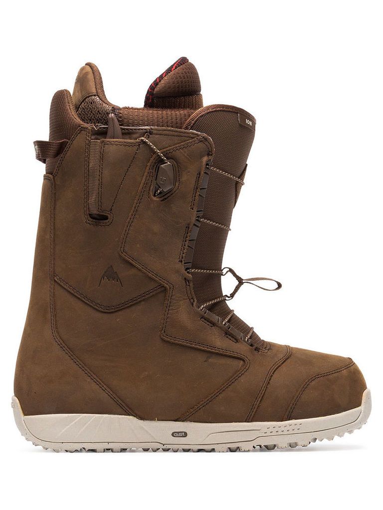 Burton Ak - Red Wing® Ion snowboarding boots - men - Cotton/Calf Leather/rubber - 10, Brown
