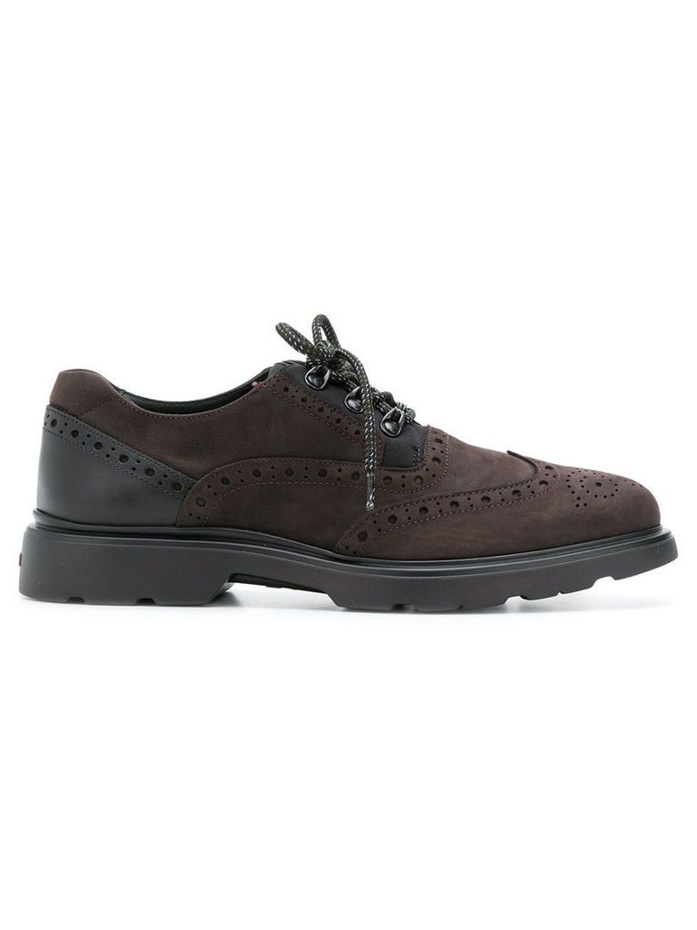 Hogan hiking lace-up shoes - Brown