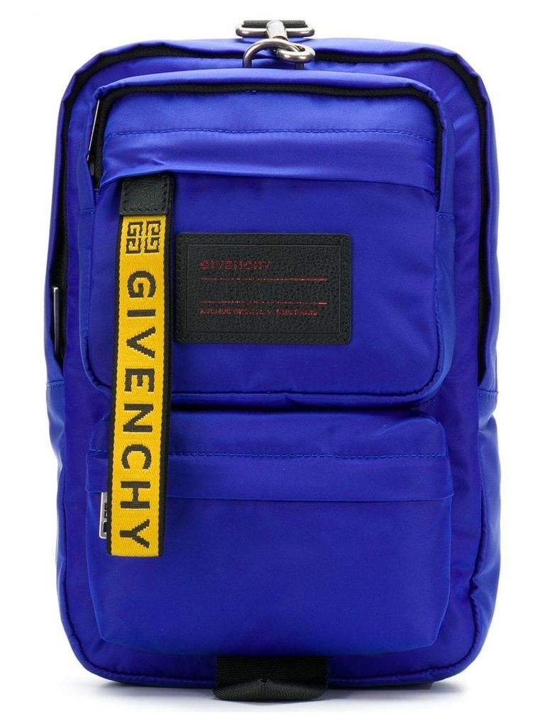 Givenchy padded one-shoulder backpack - Blue