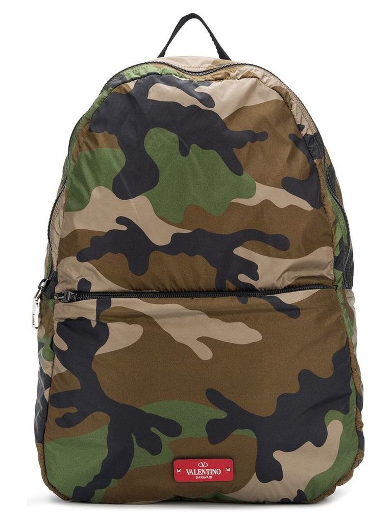 Valentino Valentino Garavani camouflage backpack - Multicolour