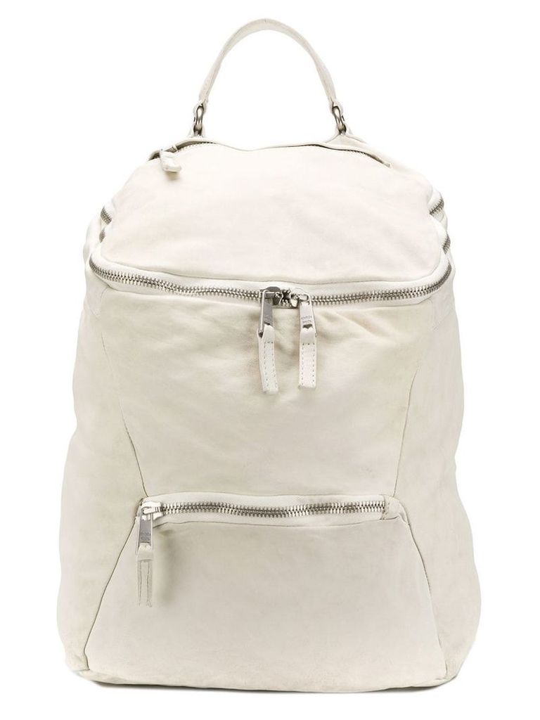 Giorgio Brato zip pocket backpack - White