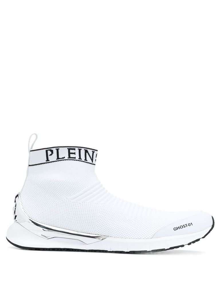 Plein Sport classic sock sneakers - White