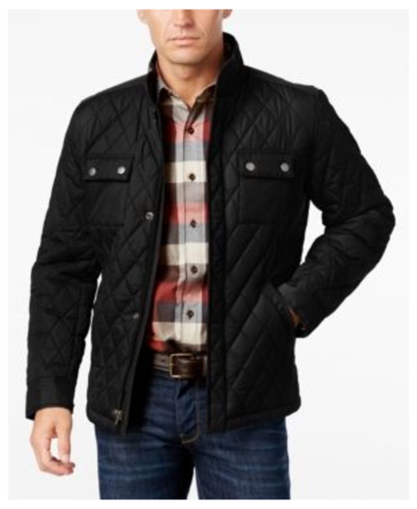 Tasso Elba Men's Water Resistant Quilted Colorblocked Jacket, Only at Macy's