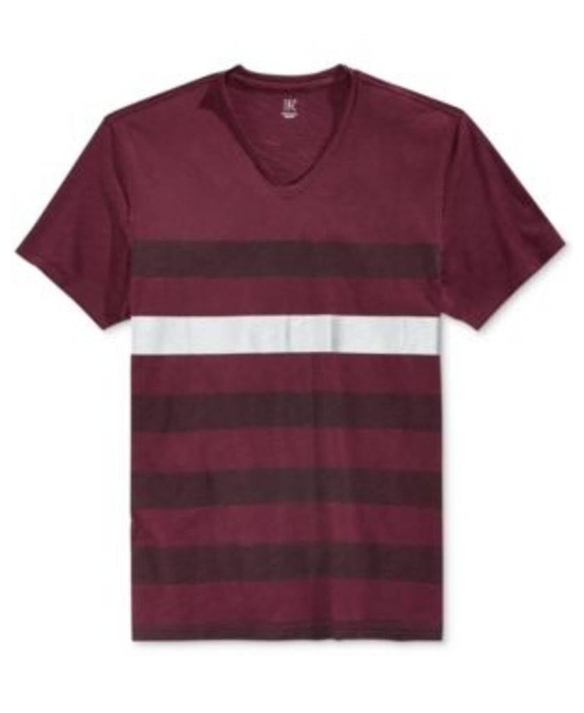 Inc International Concepts Men's Metallic-Stripe T-Shirt, Only at Macy's