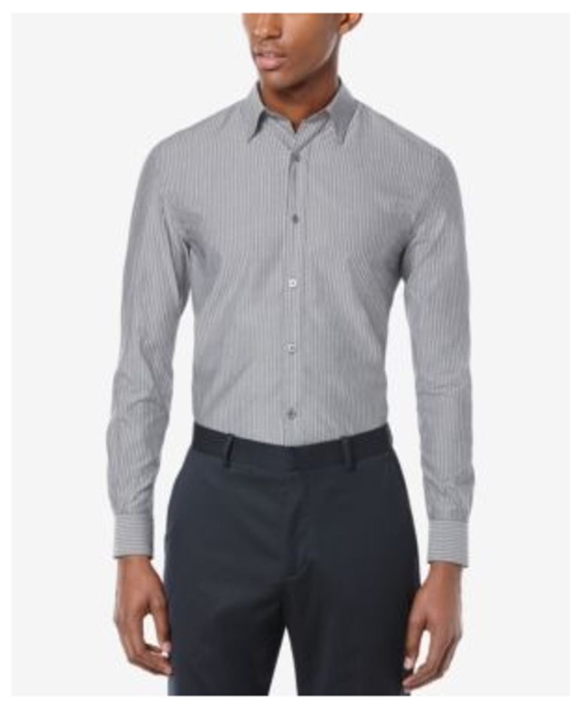 Perry Ellis Men's Wide Stripe Long-Sleeve Shirt