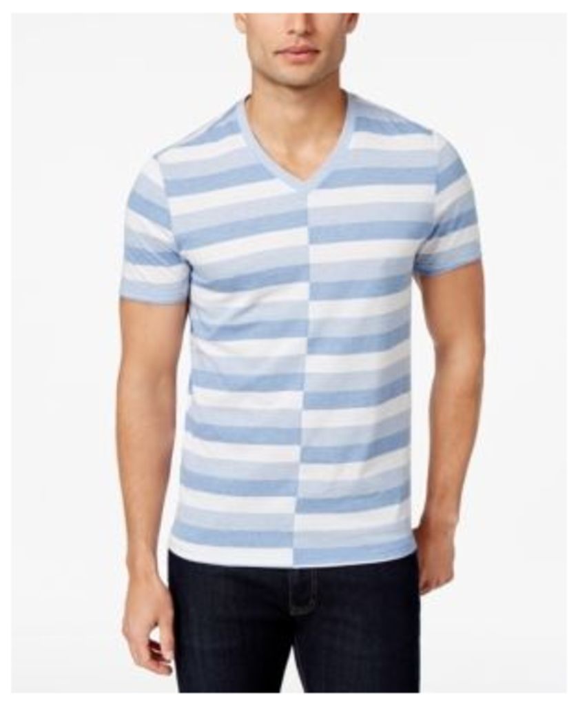 Inc International Concepts Men's Alternating Striped T-Shirt, Only at Macy's