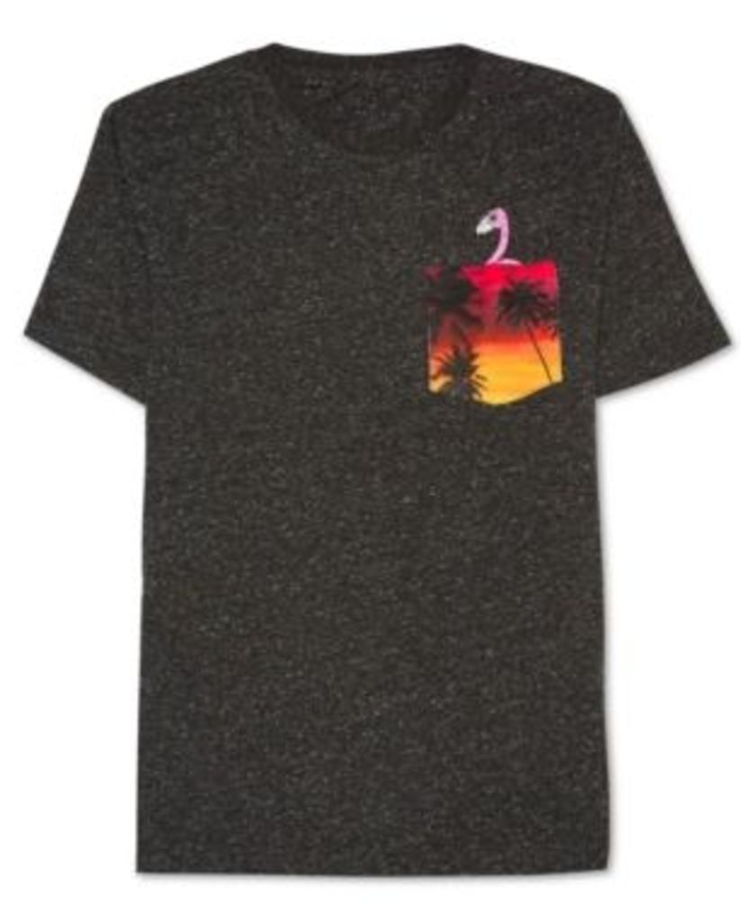 Jem Men's Flamingo Graphic-Print Pocket T-Shirt