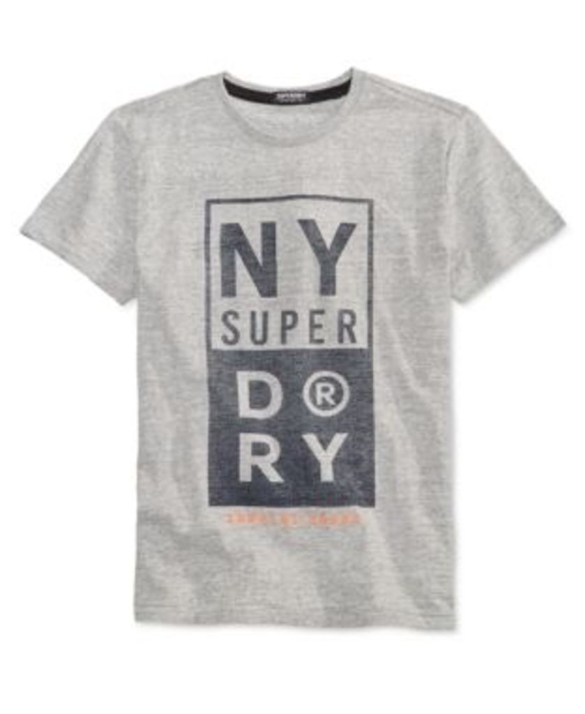 Superdry Men's Surplus Goods Graphic-Print Logo Cotton T-Shirt