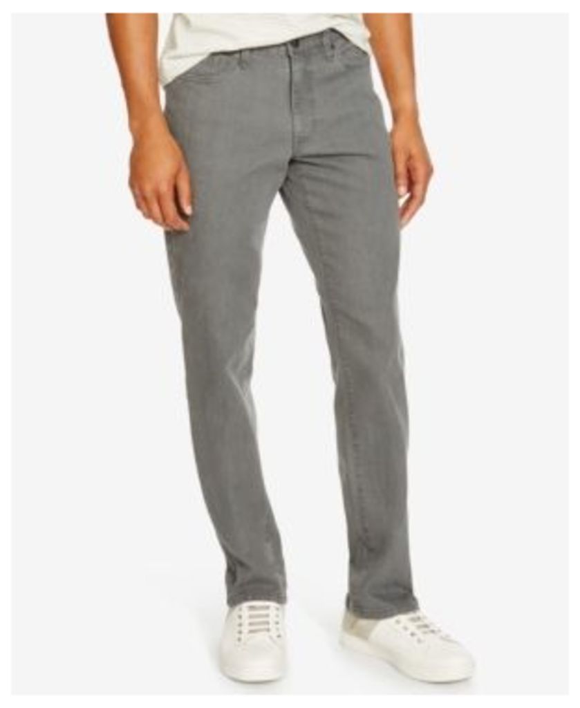 Kenneth Cole Reaction Men's Straight-Fit Gray Wash Jeans