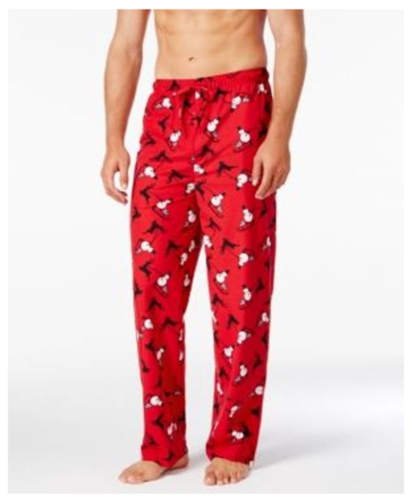 Club Room Men's Snowman-Print Pajama Pants, Only at Macy's