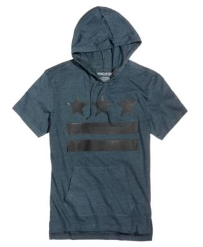 Ring of Fire Men's Graphic-Print Hooded T-Shirt, Created for Macy's