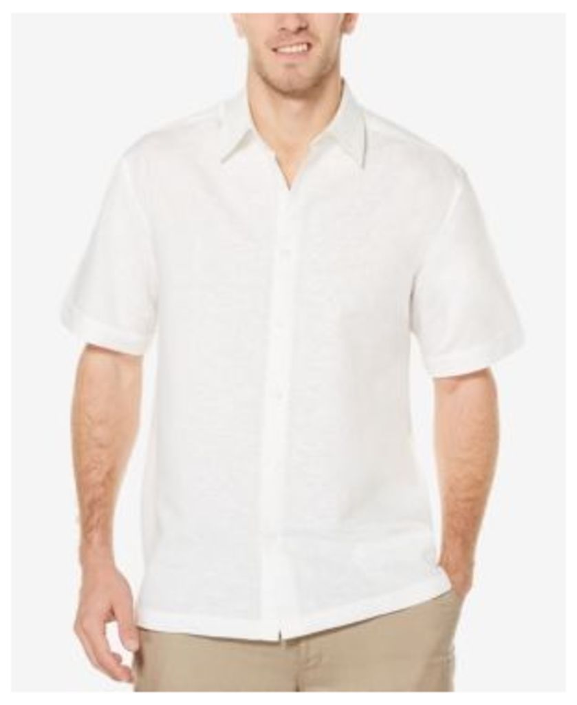 Cubavera Men's Linen Tonal Embroidered Shirt